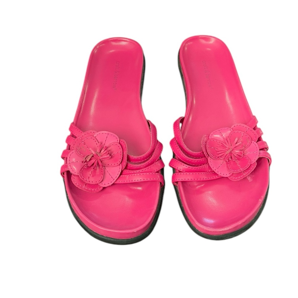 Womens Croft & Barrow Tropic Fuschia Sandals Size 8.5